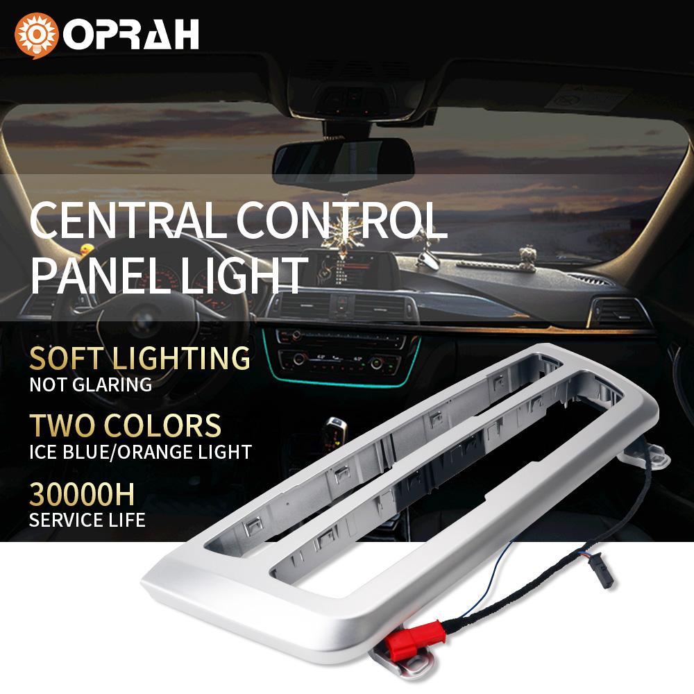 Center Console AC Panel Ambient Lamp Radio Trim Dashboard Atmosphere Light For BMW 3 4 Series 3GT M3 M4 2012 2013 2014 2015-2018