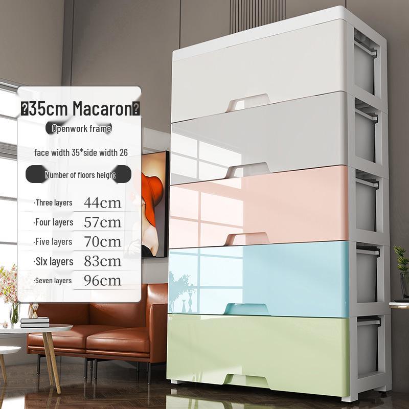 Envío gratis: Gabinete de Almacenamiento de Plástico Multicapa para Ropa Interior, Calcetines, Artículos Varios, Juguetes y Snacks