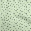 oneOone Cotton Flex Dusty Teal Green Fabric Fruits Sewing Material Print Fabric By The Yard 40 Inch