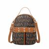 Guangzhou Women's Bag Autumn New Product Printing Fashion Rivet Bag Diagonal Span Backpack Crossbody Backpack