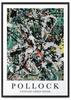 Poster Jackson Pollock Abstraction Green