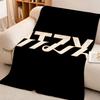 Music I-ITZY Throw High-Density Short Plush Blanket Soft Skin-Friendly for Sofa Nap Air-Conditioned Room