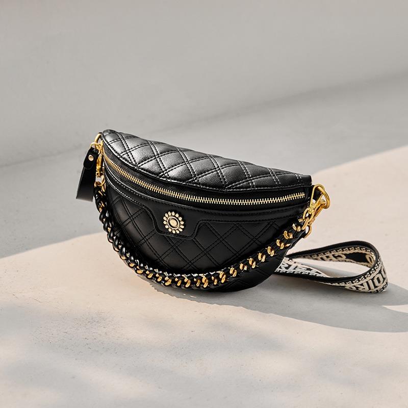 

Женская поясная сумка-мессенджер из натуральной кожи (24,5*6*16 см) 612420152