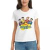 Damen T-Shirt The Winggles Musik Sommer Kurzarm T-Shirts Rundhals Baumwoll T-Shirts Kleidung Oberteile Streetwear