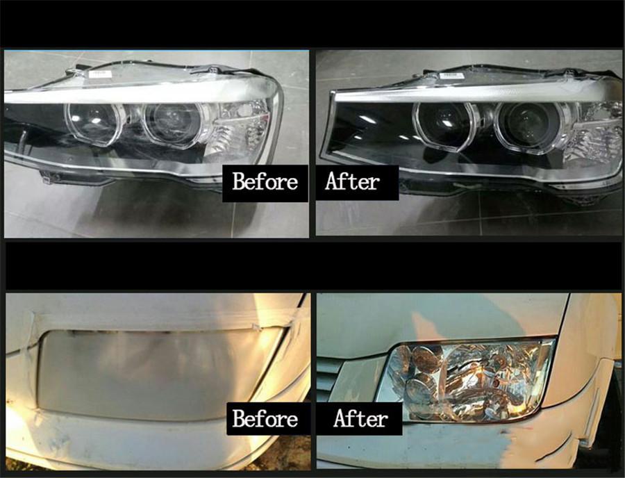 Car Headlight Lens Repaire/Restoration Kit Restorer System Professional Polishing Tool+ Adapter US