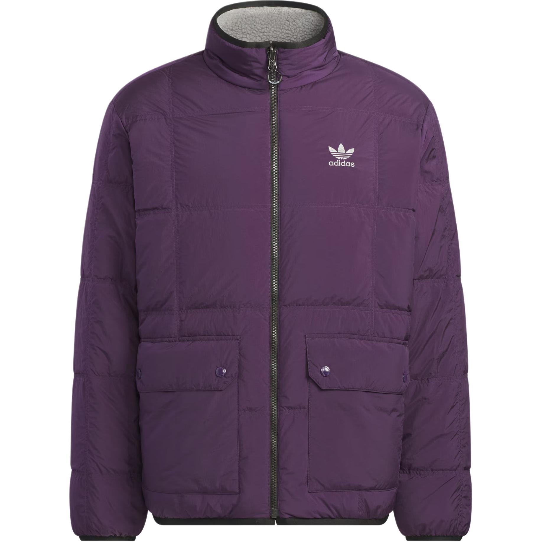 

Adidas Originals Reversible Down Warm Double-Sided Sports Duck Down Loose Jacket Men Jacket KS6072 S