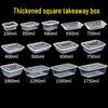 Biaowei Disposable Rectangular Food Containers