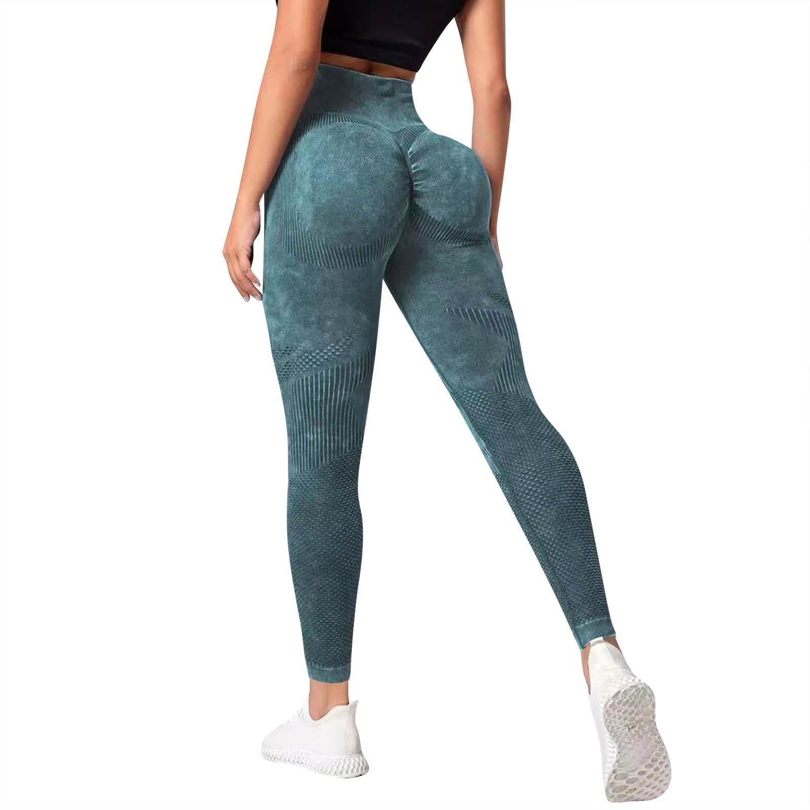 

Жіночі модні однотонні штани для йоги, вузькі спортивні штани з високою талією, спортивні штани M