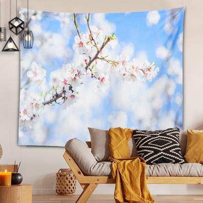 Home Decoration Printing Tapestry Beautiful Cherry Blossom Series Printing Tapestry Home Decoration Holiday Decorations