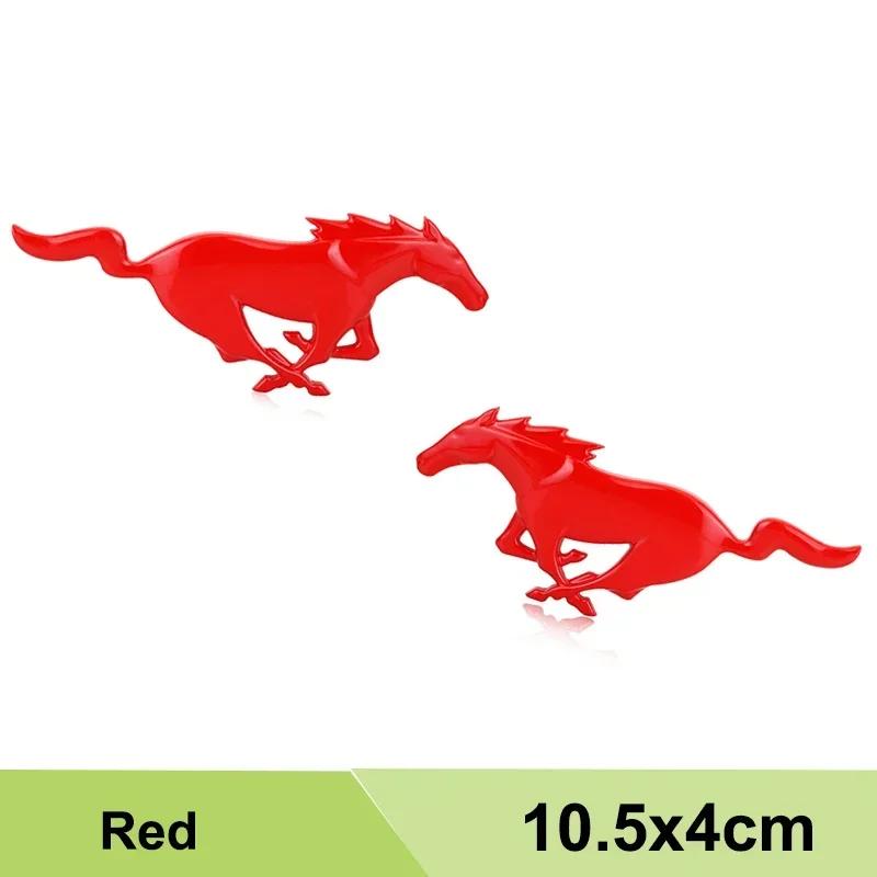Car Exterior Side Emblem Stickers for Ford Mustang Logo Explorer Fusion Mondeo Focus MK2 MK3 MK7 Ranger Kuga Horse Badge Decals