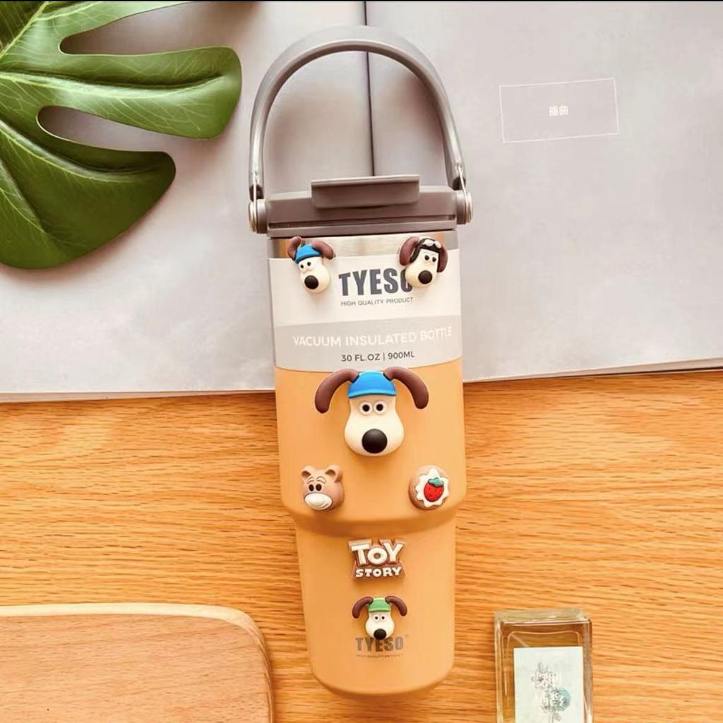 Tyeso Coffee Cup Stainless Steel Thermos Bottle Double-layer Insulation Cold And Hot Travel Mug Vacuum Flask Car Water Bottle