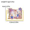 1pc Metal Hollow Bookmark High Quality Book Page Clip Reading Bookmark For Students Art Lovers