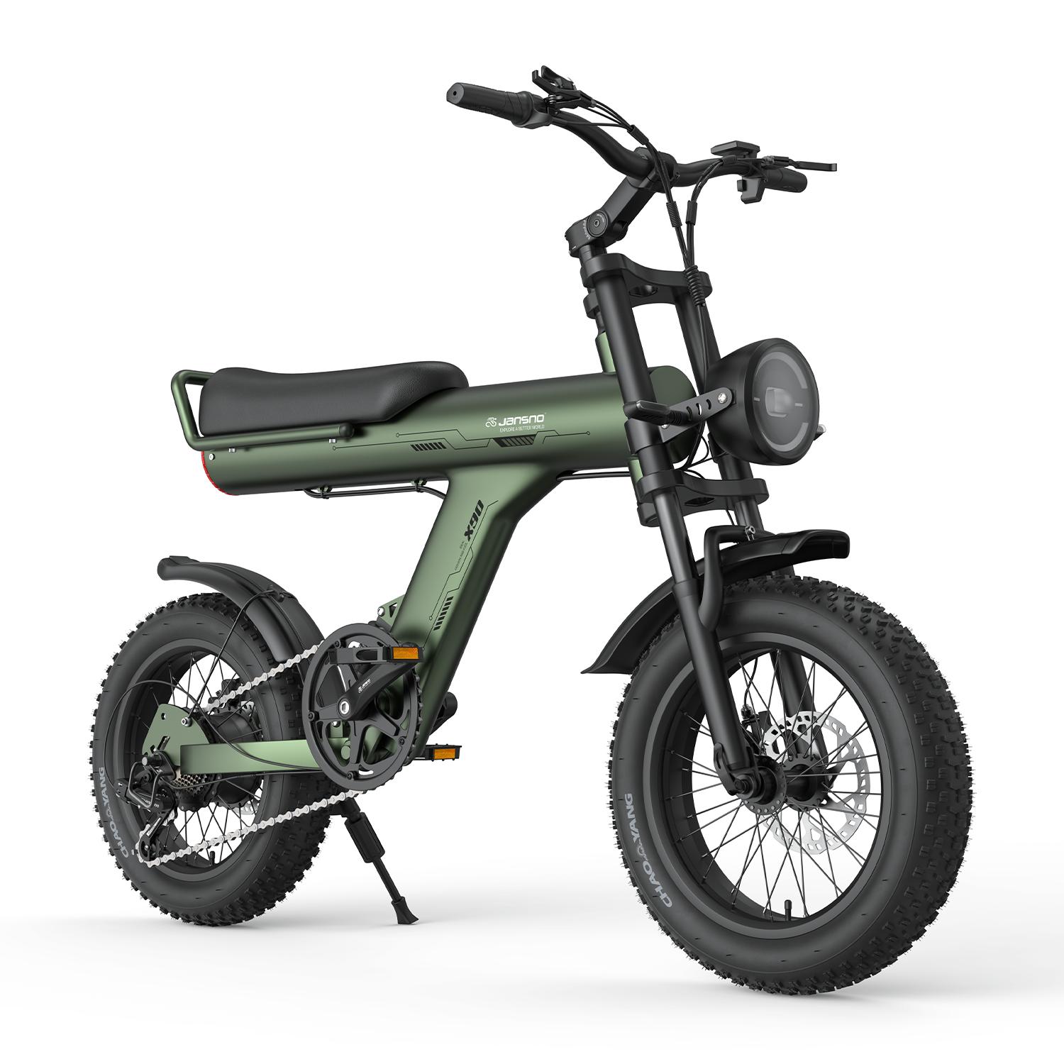 Elektrofahrrad JANSNO X90 16 Zoll 750W Doppelakku 48V 14Ah X90——750W