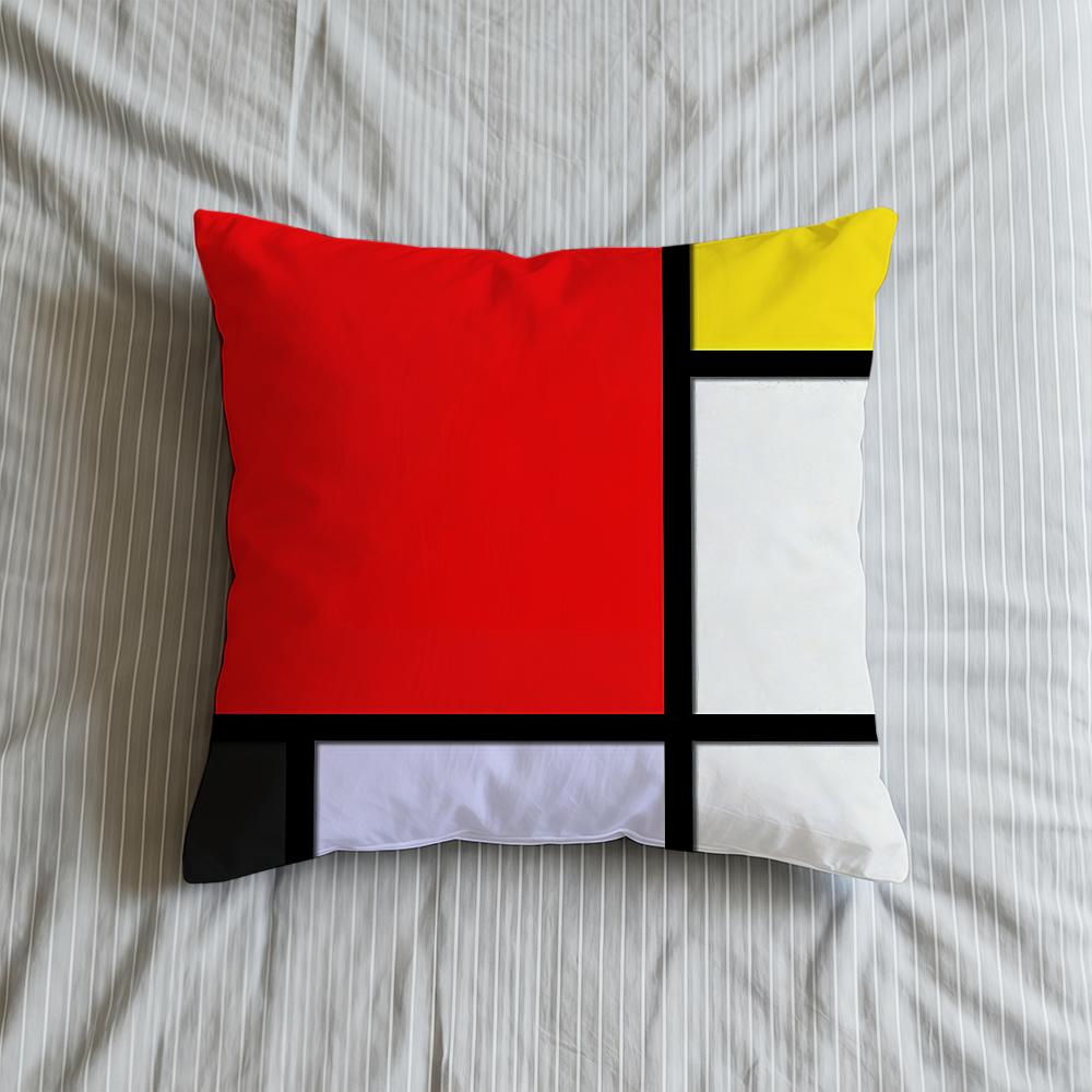 

Наволочка М який чохол Для дивана Piet Вітальня Дім Зручний Офіс Декор Захисний Mondrian Наволочки 30cmx30cm