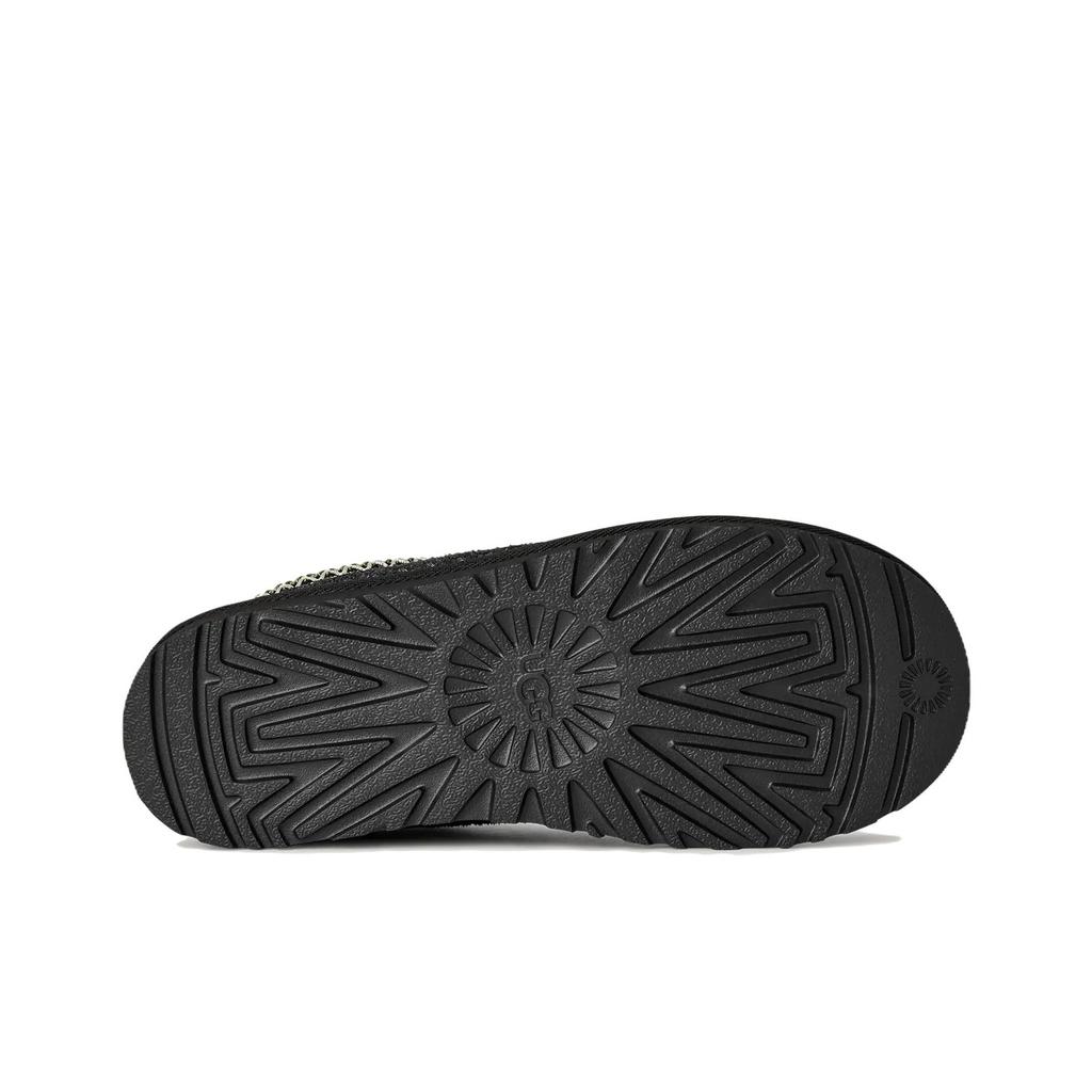 UGG Wildleder Tasman Biarritz Mode Bequeme Low-Top Freizeitschuhe Damen Freizeitschuhe Schwarz 1171444-BLK