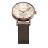 Class Fourteen VOLARE VINTAGE GOLD Mesh Men's Watch VO18VG002M, Officially Imported, Brown