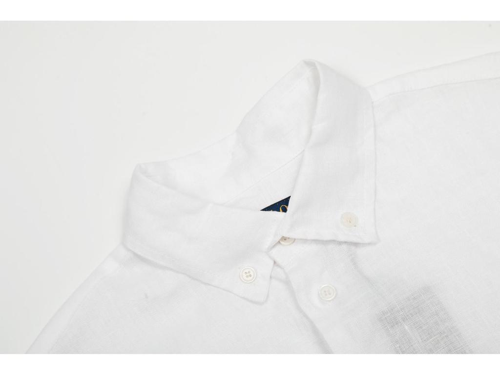 2025 Sommer Ralph RL Little Pony Besticktes Reines Leinen Göttinnen-Kurzarmhemd