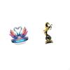 Acrylic Swan Horse Sculpture Modern Tabletop Centerpiece Statue Ornament for Office Bedroom Living