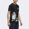 Adidas Round Neck Logo Short Sleeve T-Shirt Men Tops Black DW8168
