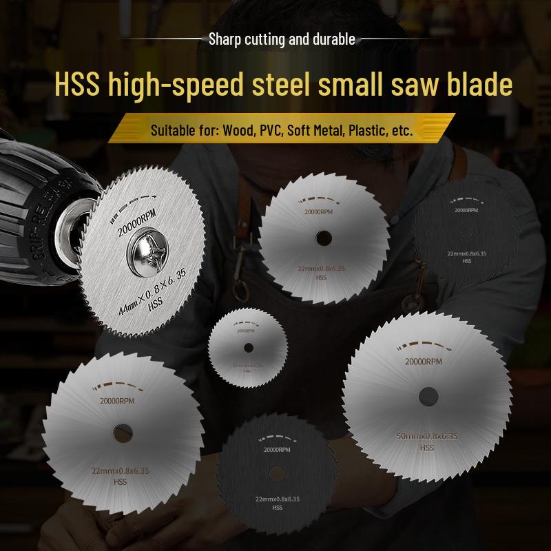 Mini High-Speed Steel Circular Saw Blade for Woodworking & Metal Cutting
