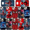 Dla Samsung Galaxy S25 S24 iPhone 17 16 15 Xiaomi Redmi Note 14 13 12 11 Plus Pro Max A57 Etui na telefon Kreskówka Spider-Man Marvel Spiderman OPPO Huawei