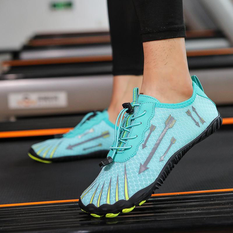 2024 new men's and women's beach shoes non-slip quick-drying shoes couple outdoor swimming five-finger shoes wading creek shoes floating