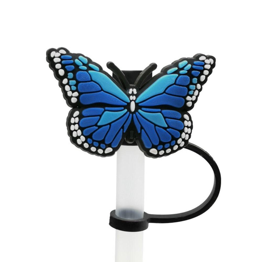 Splash Proof Straw Plug Silicone Drinking Dustproof Cap Creative Straw Topper  Cup Accessories