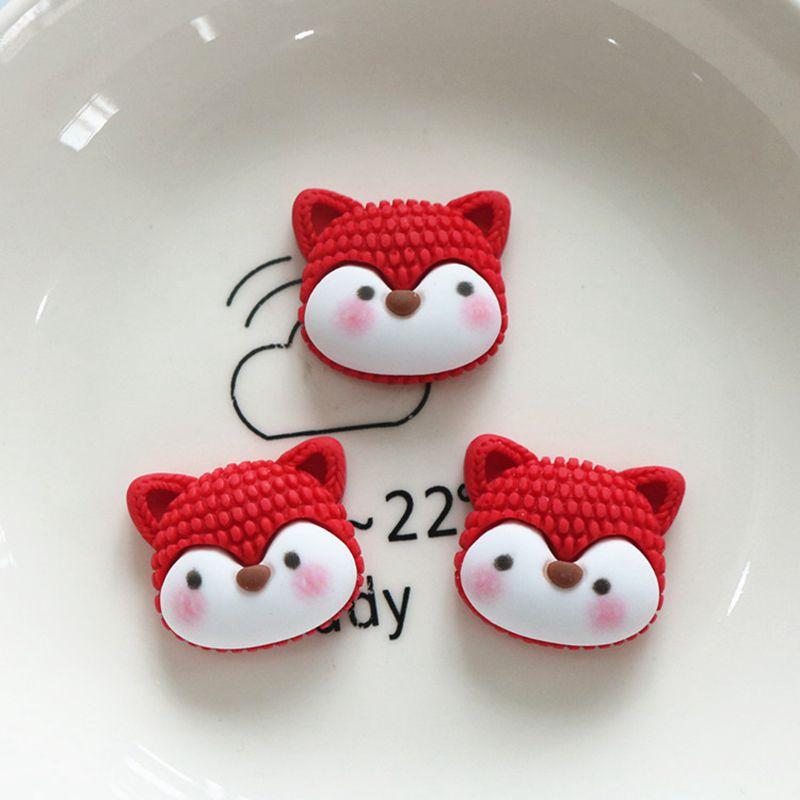 

10Pcs New Cute Mini Cartoon Bear, Rabbit, Dog Flat Back Resin Cabochons Scrapbooking DIY Jewelry Craft Decoration Access