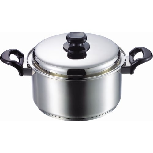 Eporus MyCrest II 22cm Double-Handled Pot, MT-22W, Silver