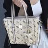 Premium feeling hand carrying bucket bag women's spring new small print shoulder bag niche design tote bag