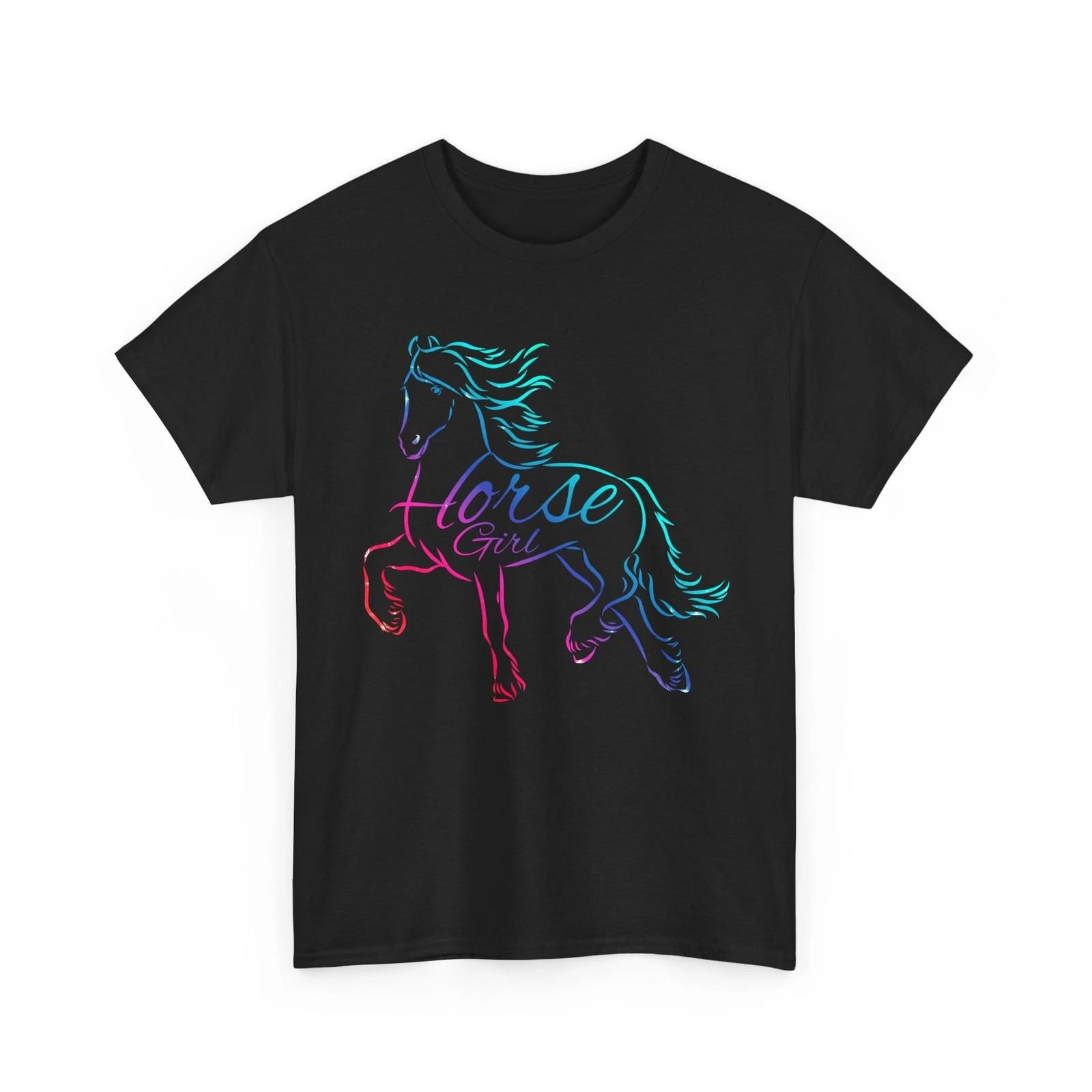 Horse Girl T shirt, Horseback Riding Lovers Horses Lovers Women Girls Shirt 3XL