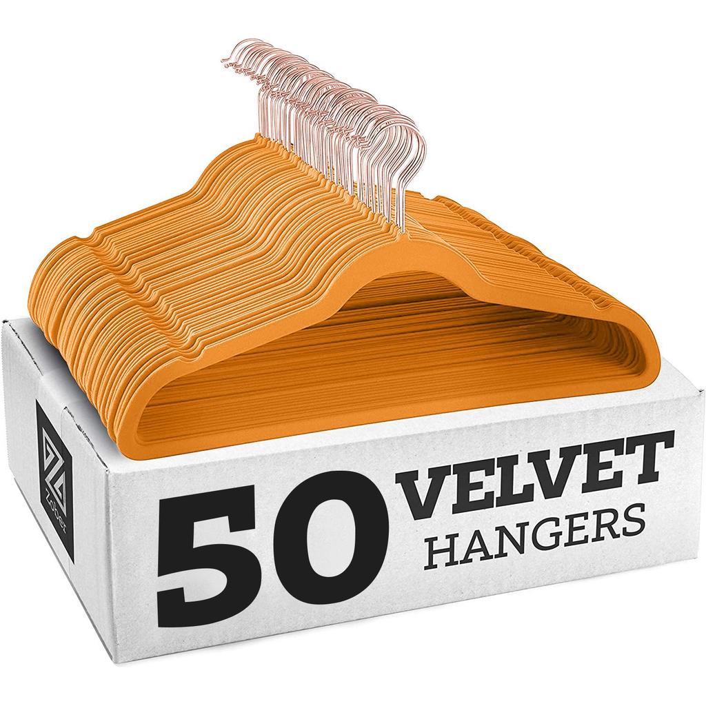 European & American Non-Slip Flocked Magic Wardrobe Clothes Hangers 
