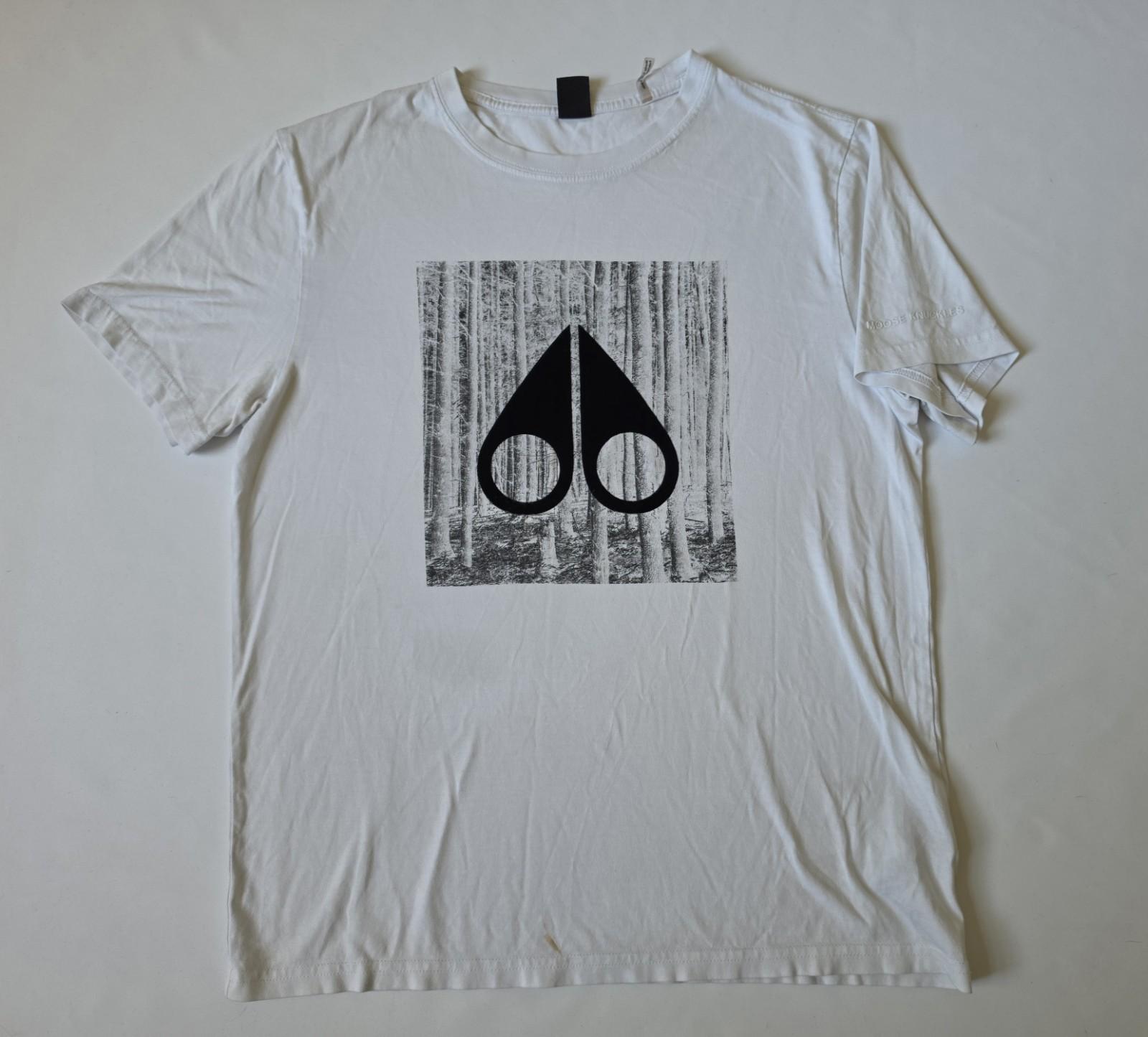 Moose Knuckles Canada Men s White Shirt Size Small Unisex T-Shirt M