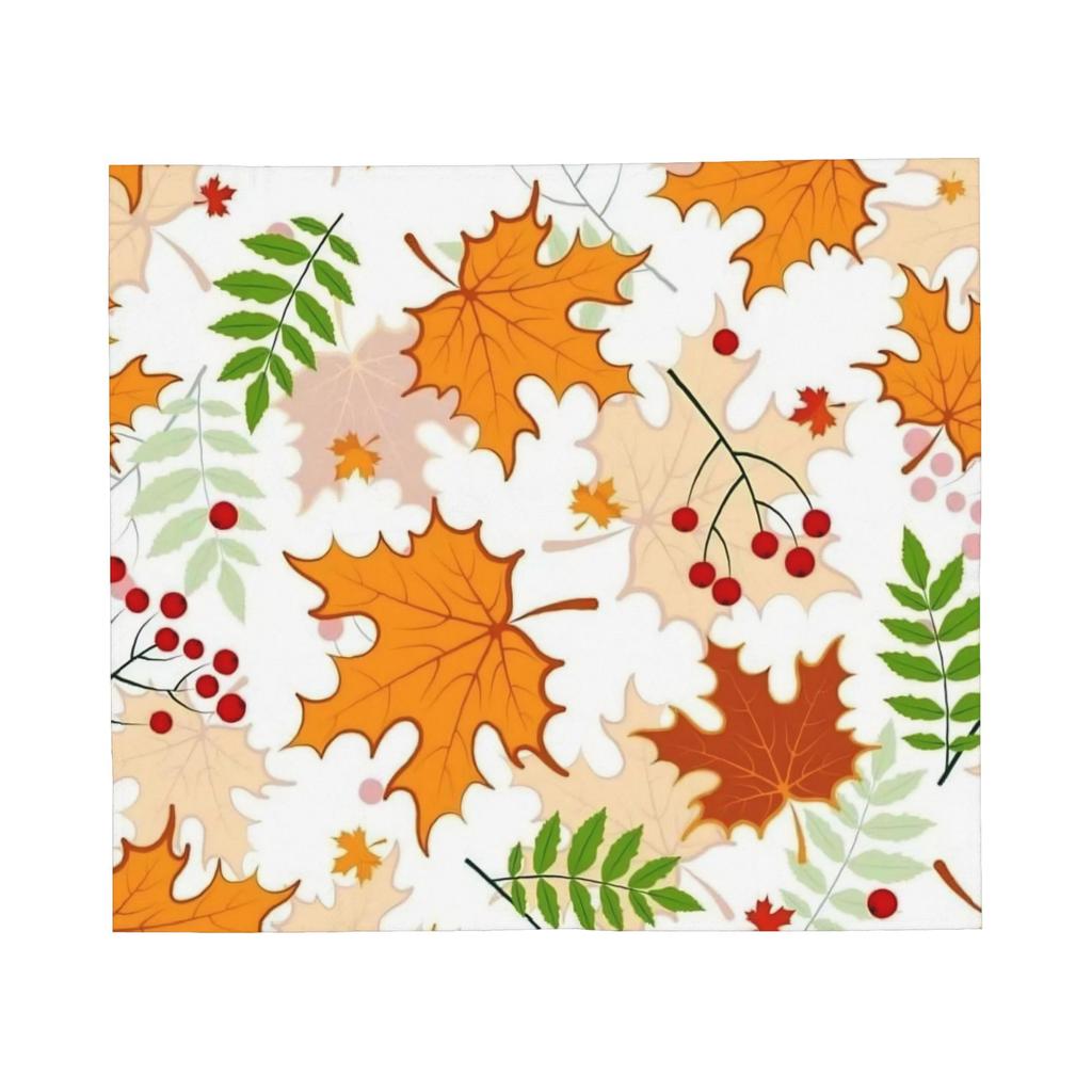 Maple Fallen Leaves Flannel Blankets Colorful Funny Throw Blanket for Sofa Bedding Lounge 200x150cm Bedspread