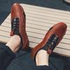 38-46 Men's Shoes Breathable Fashion Leather Shoes Soft Loafers Shoes  Driving Shoes Men