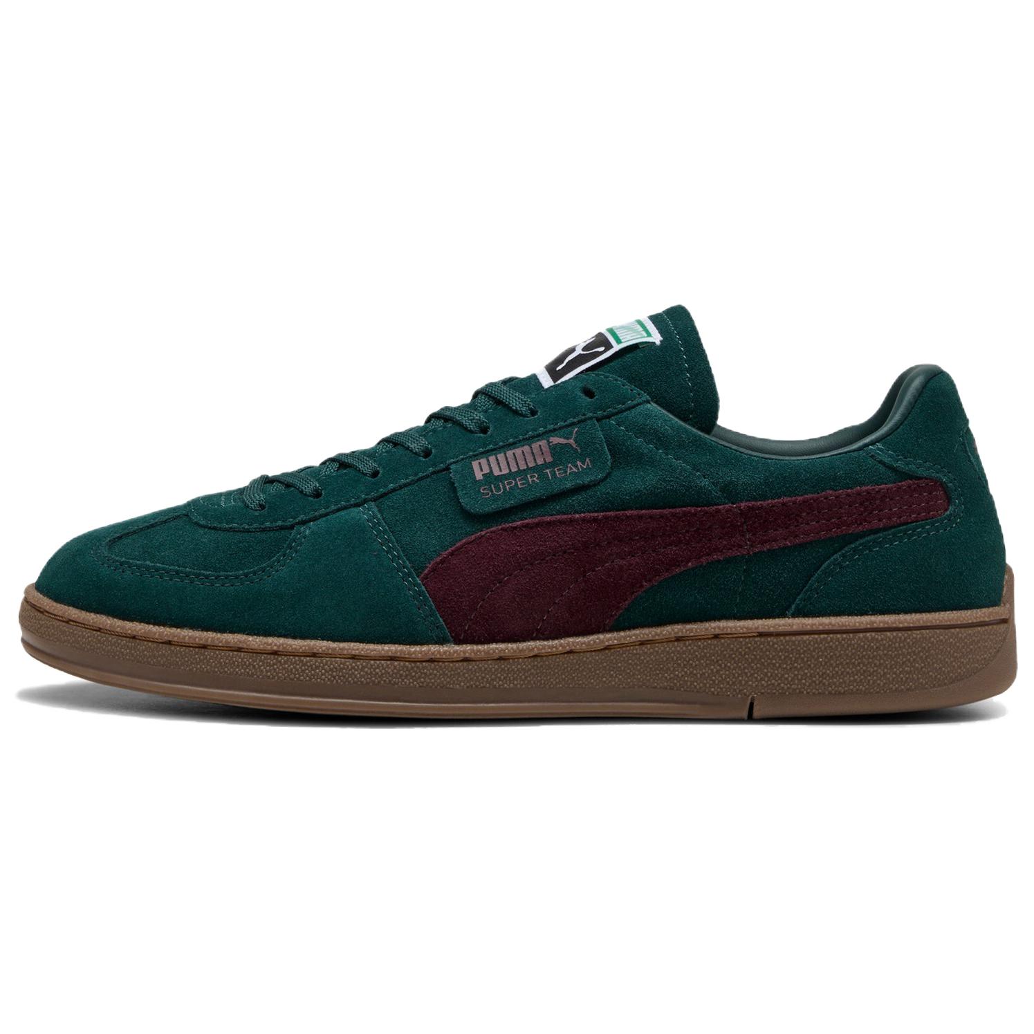 Puma Super Team Unisex Green Terrain Ruby Shimmer Gum 403171-04 EU 42