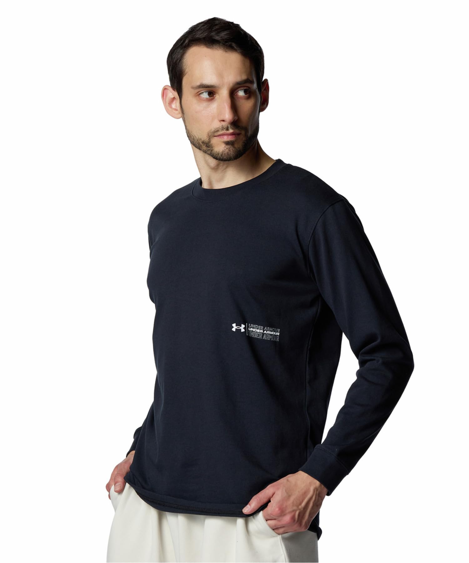 

Under Armour UA HW LOGO GRAPHIC LS Black 2XL чёрный