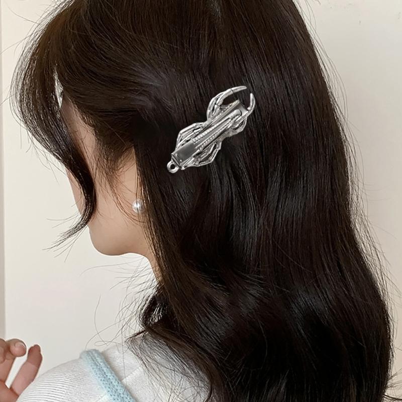 Modische Totenkopf-Haarspangen Haaraccessoire Haarnadel Party Make-up Haarspange für Halloween Cosplay Kostüm