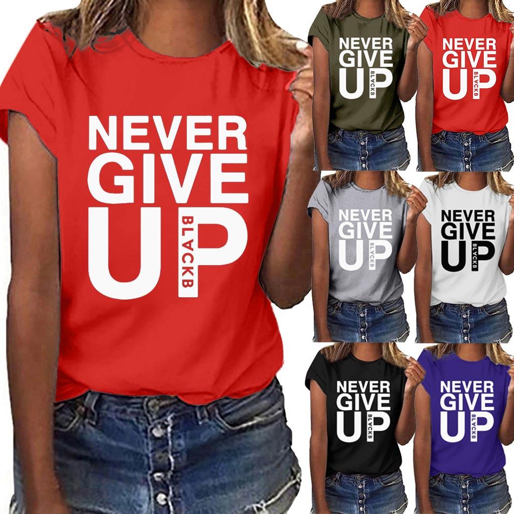 

Женщины Плюс Размер Принт Короткий рукав Многоцветная Свободная футболка Блузка