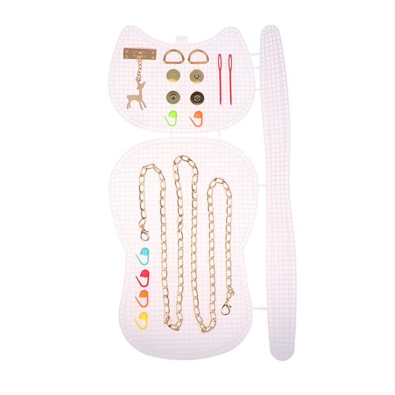 Auxiliary Weaving Plastic Mesh Kit Plastic Grid Weaving Helper Handbag Shoulder Bagf Net Cover Diy Bag Accessories