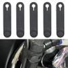 5/10Pcs Motorcycle Rubber Frame Securing Cable Wiring Harness Power Cord Tie Clutch Line Brake Ties Elastic Fix Accessories