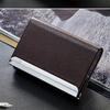 Stainless Steel Business Card Holder - Large Capacity, Fashionable and Creative Metal Design for Men & Women