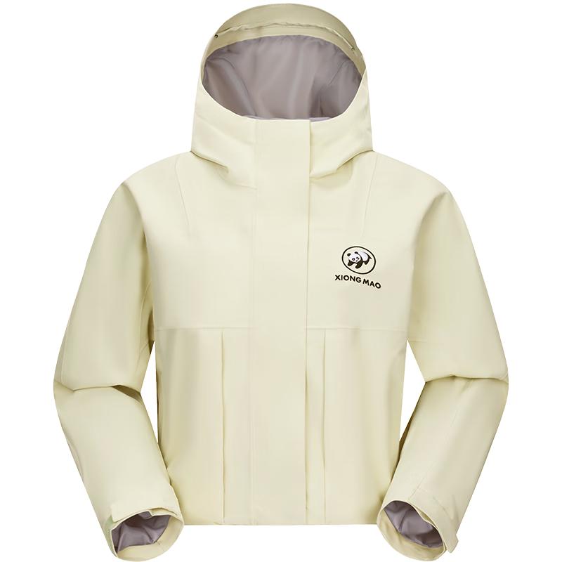 CAMEL Women's Outdoor Windproof Waterproof Short Windbreaker