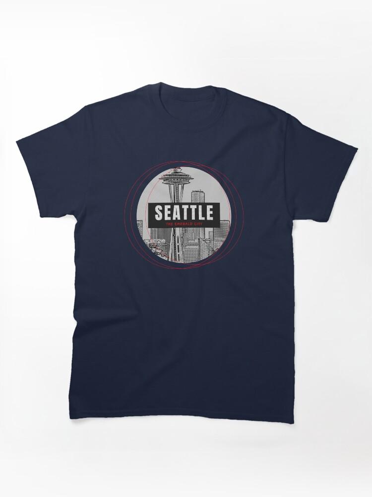 Cities Skylines Seattle The Emerald City Shirt Classic T-Shirt