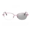 New Metal Semi-Rimmed High-Definition Photochromic Myopia Glasses Unisex Fashionable Trendy Versatile Eyewear 0 To -4.0