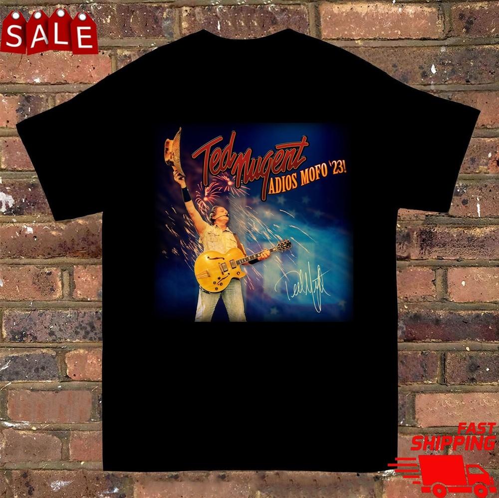New Ted Nugent Adios Mofo 23 Christmas Gift Unisex S-5XL Shirt ZO62 Unisex T-Shirt S