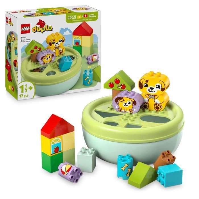LEGO DUPLO My First 10441 Trieur De Formes : La Niche Du Chiot - Jeu D'éveil Dès 18 Mois