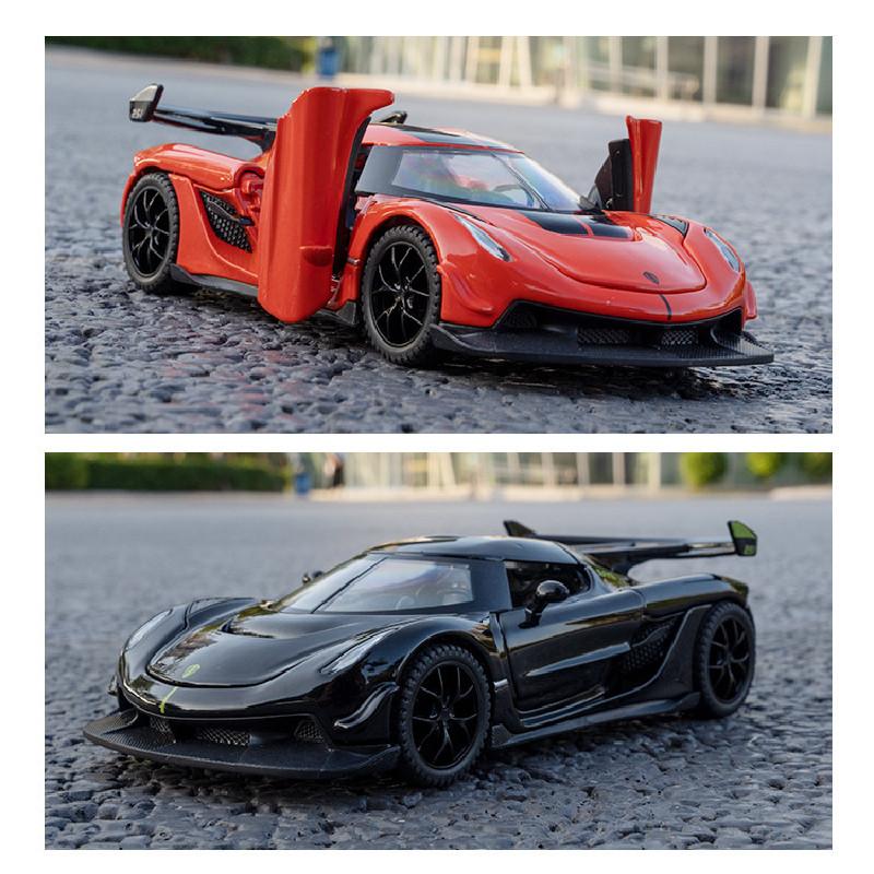 Jesko Koenigsegg 132 Alloy Car Model With Light Sound For Gift Toy Display