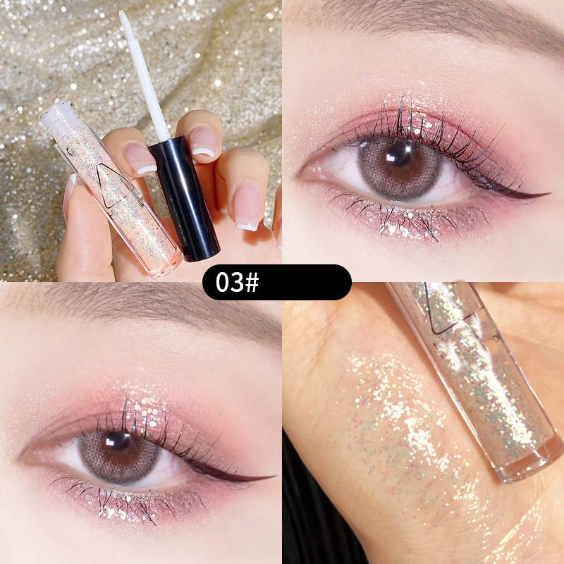 Likit Göz Farı Tek Damla lakrimal Parıltılı Parıltılı ve Polarize Monokrom vurgulayıcı Göz Farı Çözümü