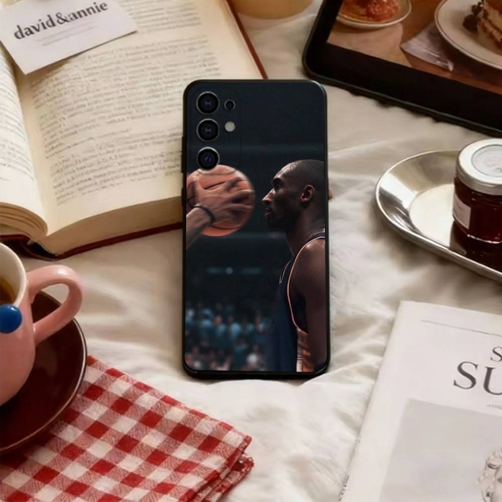 Star Kobe Bryant Phone Case For Samsung S25,S24,S21,S22,S23,S30,Ultra,S20,Plus,Fe,Lite,Note,10,Soft Black Cover